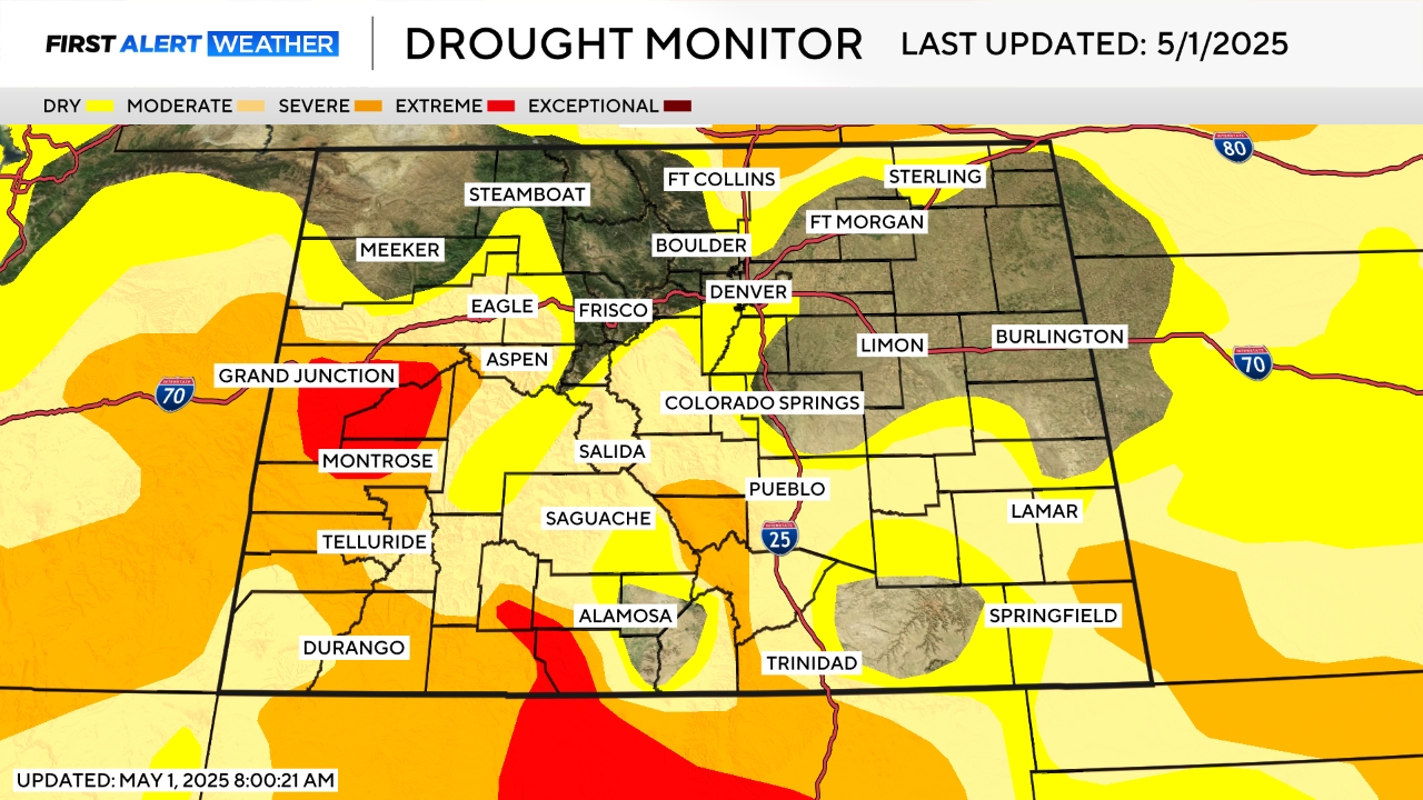 drought monitor Latest Colorado Weather Forecast: Winter Weather Advisory